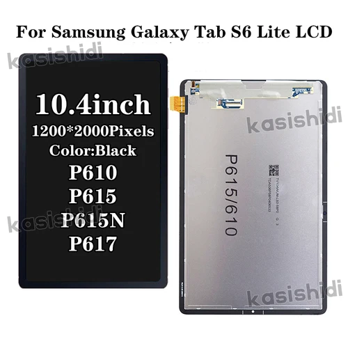 Imagen 2 del producto LCD de 10,4 pulgadas para Samsung Galaxy Tab S6 Lite P610 P615 SM-P610 SM-P615 Panel de pantalla táctil LCD digitalizador montaje probado