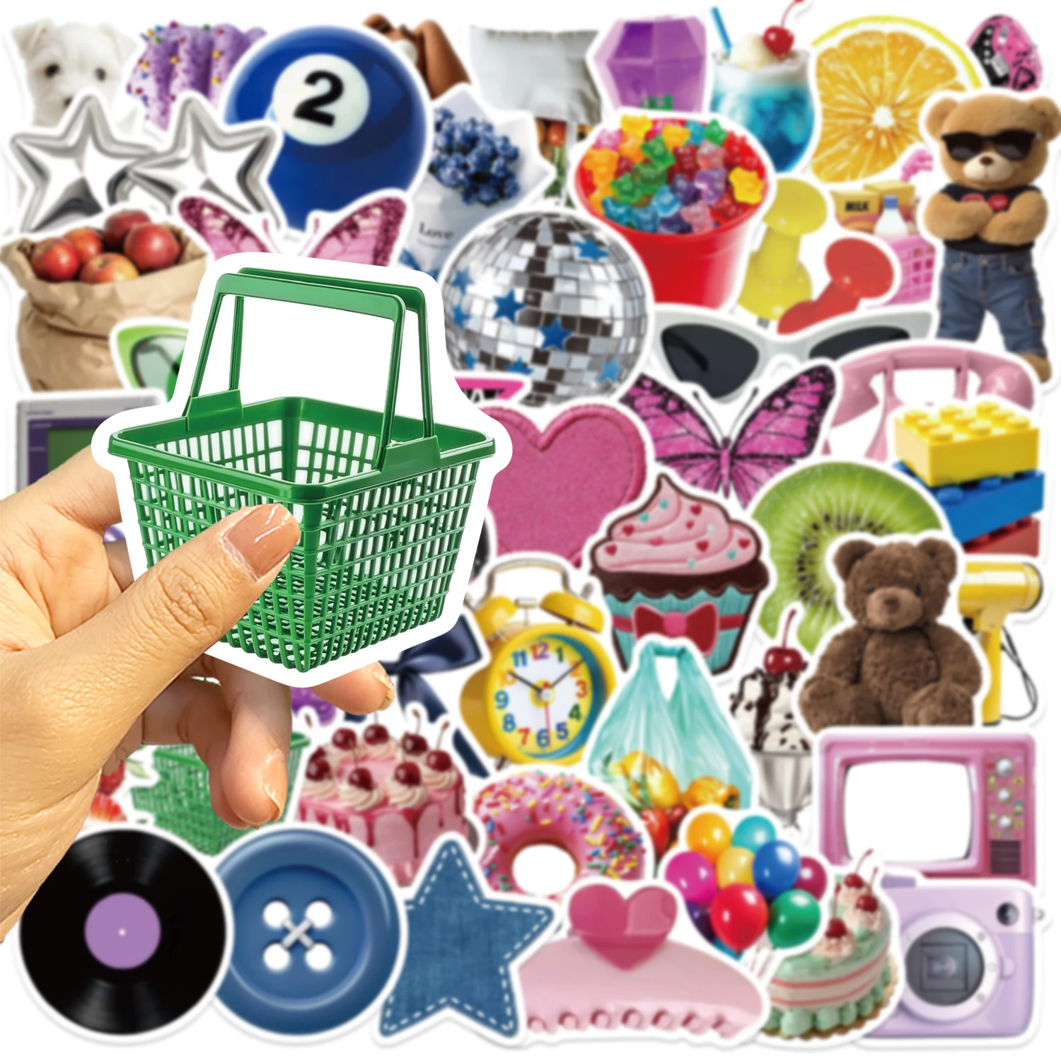 50PCS Cool Y2K Meisjes Esthetiek Sticker DIY Telefoon Laptop Bagage Skateboard Graffiti Klassieke Decals Fun forToy