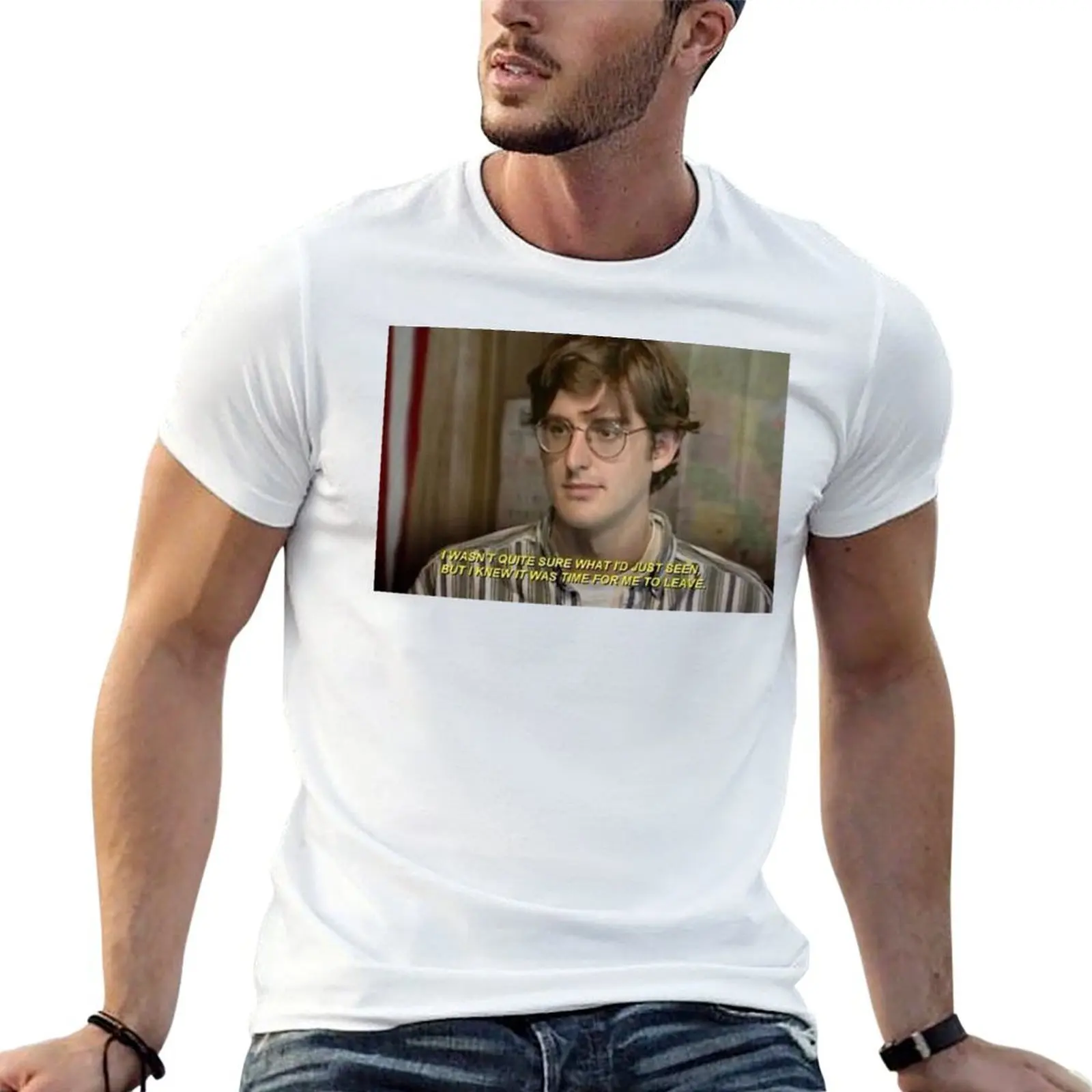 

Time to Leave - Louis Theroux T-Shirt t shirts for man slim fit t shirts for man graphic vintage T-Shirt