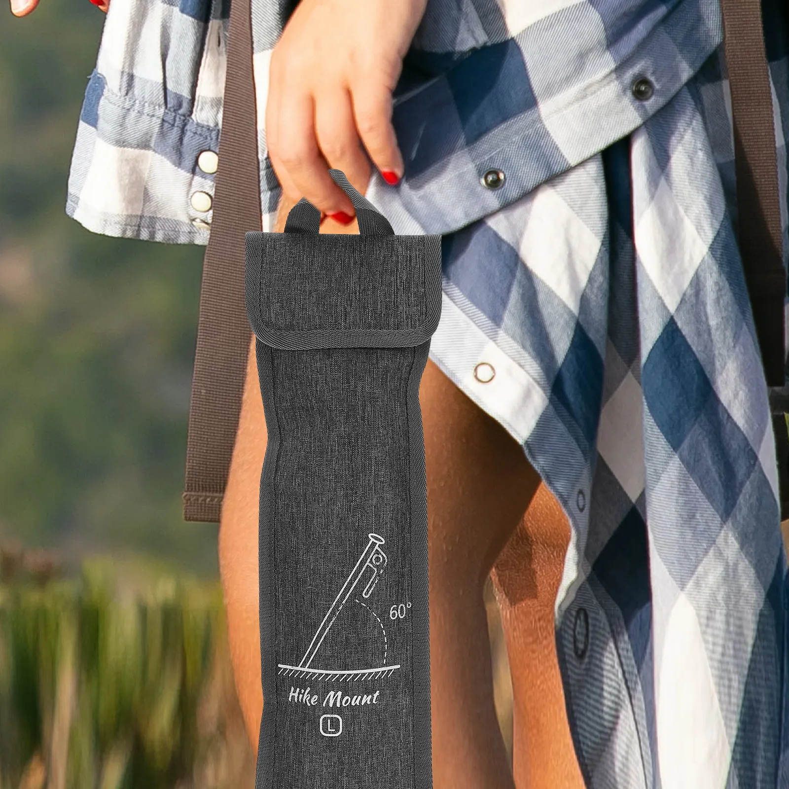 

2Pcs Tent Stake Bag Heavy Duty Portable Camping Nail Bag Multi Purpose Tool Pouch for Hiking Wilderness Survival Gear