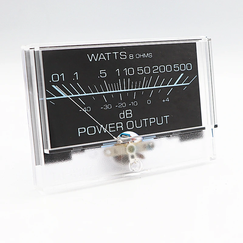 Carlosu 1 Pcs Mechanical VU Meter Pointer DB Power Meter Front Stage DC Power Amplifier Instrument for Audio Engineering - view 2