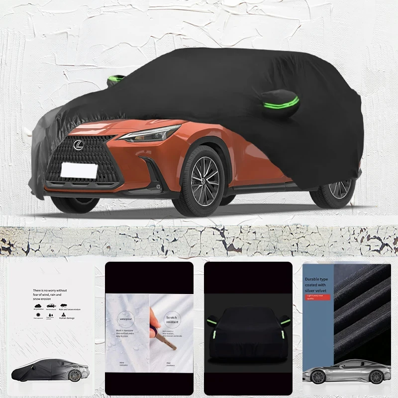 

For-Lexus-NX-Anti-UV-Sun-Shade-Rain-Snow-Resistant-Dustproof-Black-cover-Car-umbrella-Full