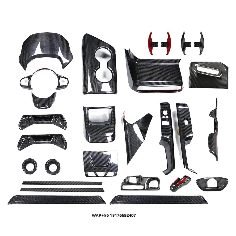 Wholesale Dry Carbon Fiber Interior Kit ( 22 Pcs ) for Toyota Supra A90 2019+