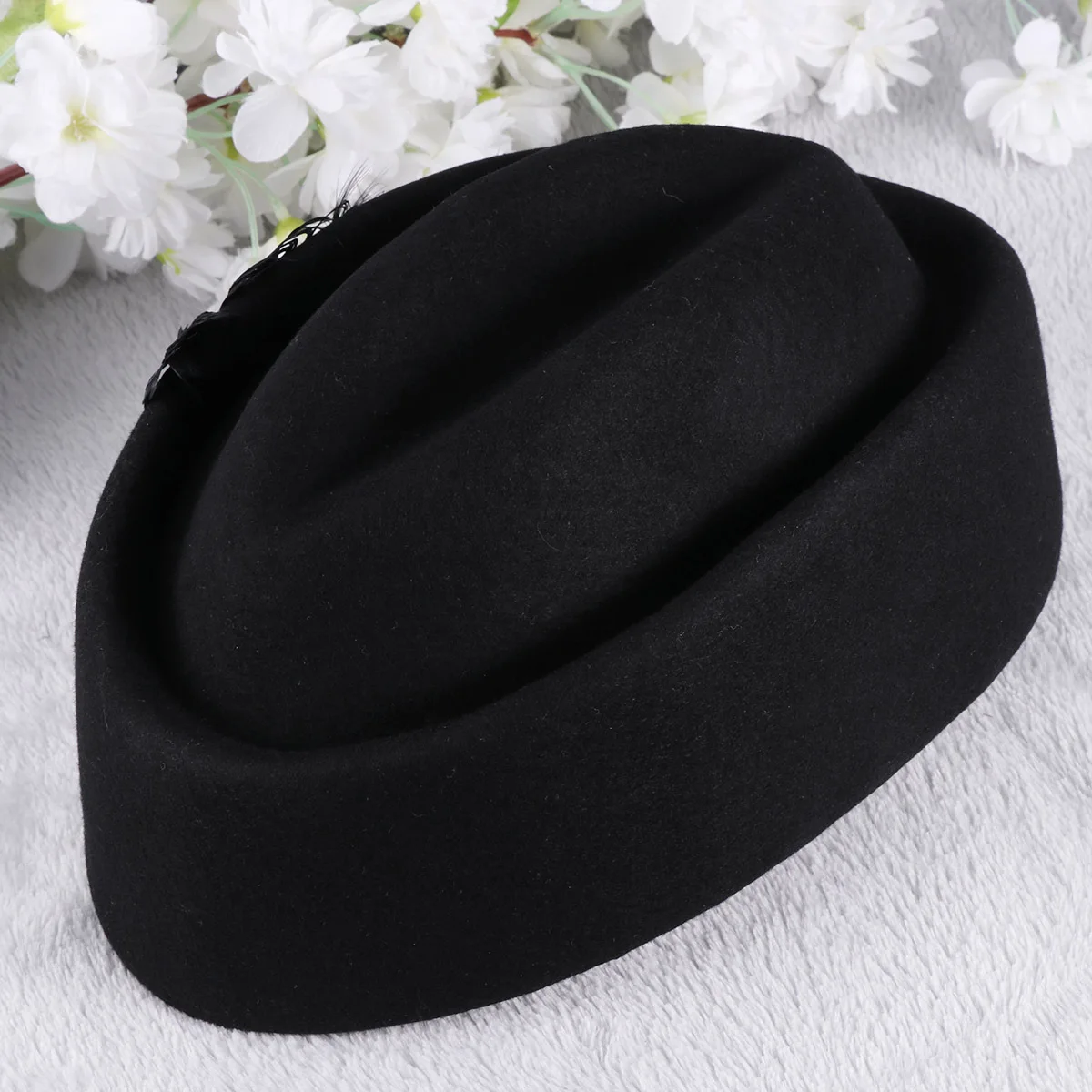 

Vintage Wool Beret Hat Black Women Fashion Casual Warm Adjustable Artist Cap Autumn Winter Stylish Unique Women Beret Hats