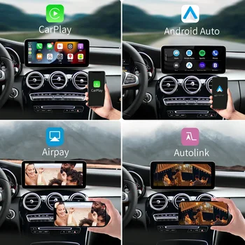 適用於賓士 GLA CLA GLC GLK ML W205 W176 C117 的無線 CarPlay/Android Auto 12.3 吋觸控螢幕多媒體收音機接收器 8 最佳銷售 賓士GLK螢幕 - №3
