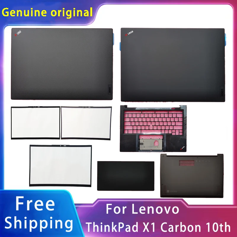 

New For Lenovo Thinkpad X1 Carbon Gen10 10th ;Replacemen Laptop Accessories Lcd Back Cover/Front Bezel/Bottom With LOGO