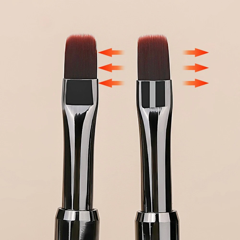 Wood Gel Painting Brush Nail Construct Acrylic Brush for Manicure DIY Builder Tool Brush Pen Professional Gel Tip Extension Pen