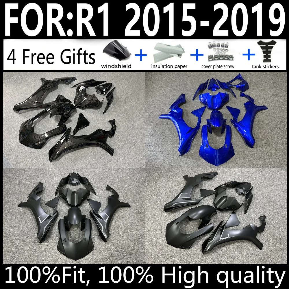 

Yamaha YZF-R1 15 16 17 18 19 R1 2015-2019 Motorcycle Fairings Kit ABS Plastic Body Work Cowlings Set Full Body