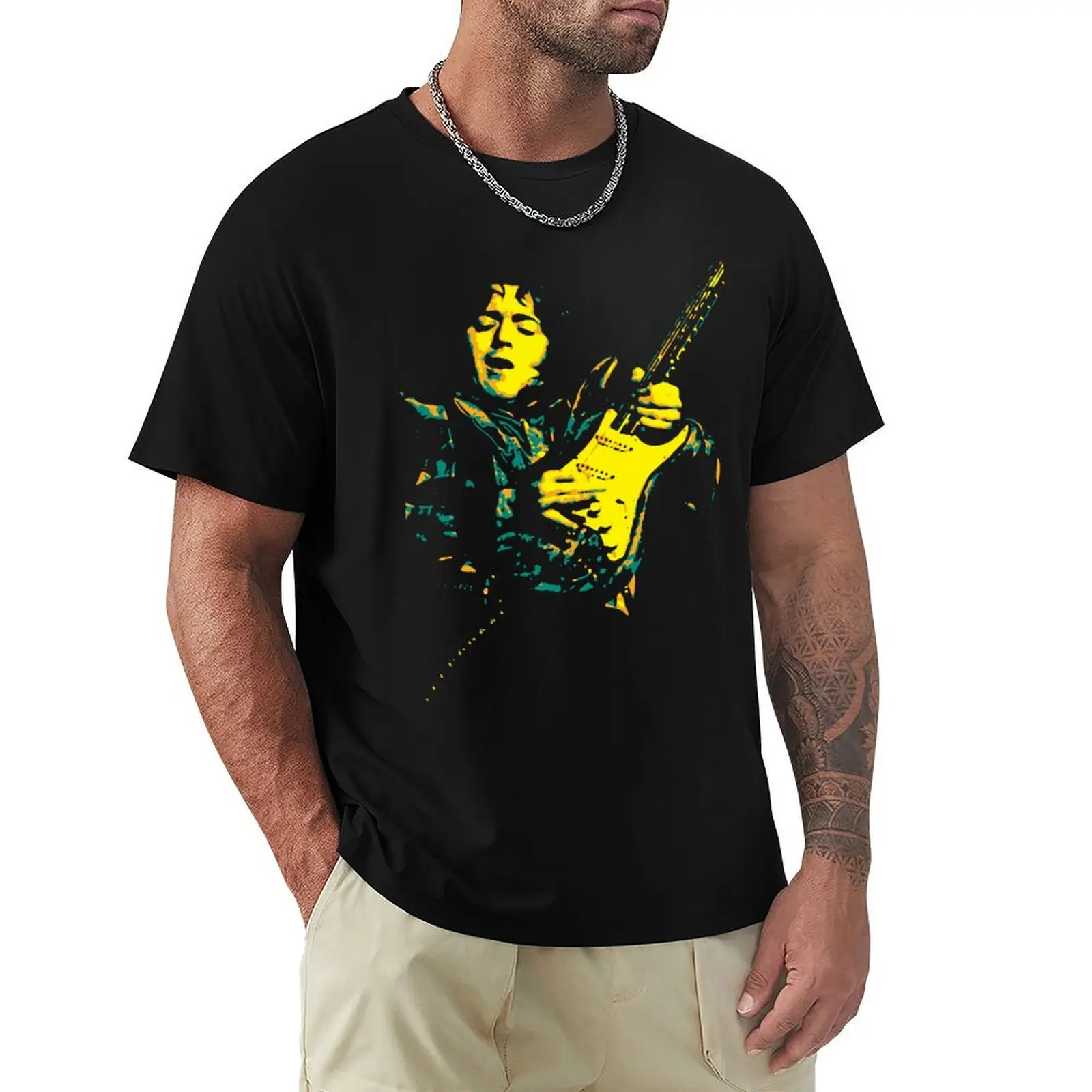 Boys Team Liam Rory Gallagher Cute Photo T-Shirt man t shirt cotton high quality T-Shirt