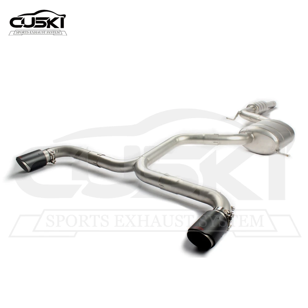 Valvetronic Catback Exhaust For Volkswagen Golf 7/MK7 GTI 2.0T 2014-2020 Exhaust SystemStainless Steel with Muffler