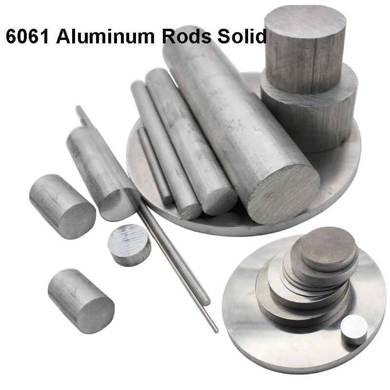 1/5 Stück 6061 Aluminiumstab, Durchmesser 2–200 mm, Aluminium-Rundstab, Aluminium-Vollmaterial-Rundstab, gute Galvanisierungseigenschaften – Detail 4