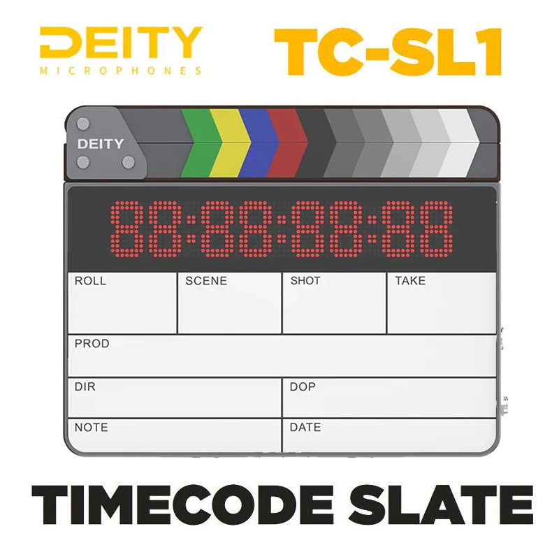 

Deity TC-SL1 Timecode Slate Bluetooth Smart Slate Movie Director Clapper Board