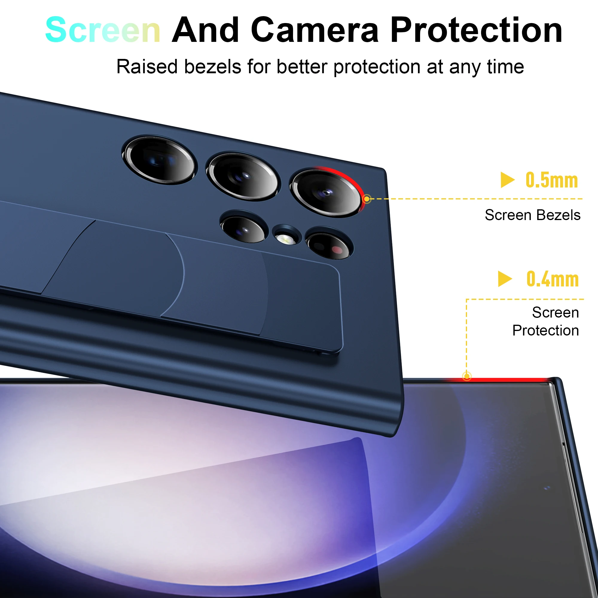 For Samsung Galaxy S23 S22 Ultra Plus S23Ultra Case Luxury Silicone Wristband Matte Shockproof Protection Plastics Hard Cover