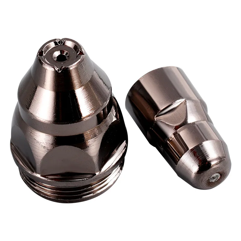 

Усиленные двухслойные сопла для плазменной резки P80 — медные электроды с 4-ступенчатой канавкой для контактной плазменной резки