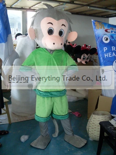 

Новый костюм талисмана для взрослых, горячая распродажа из пенопласта, милый нарядный костюм обезьяны с героями мультфильмов, плюшевое рождественское нарядное платье, костюм талисмана на Хэллоуин