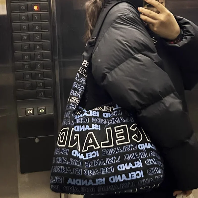 Borse di tela piccola borsa Tote per donna madre borse per bambini per ragazza borsa per la spesa borsa di classe carina per borse a tracolla per ragazza fuchesi