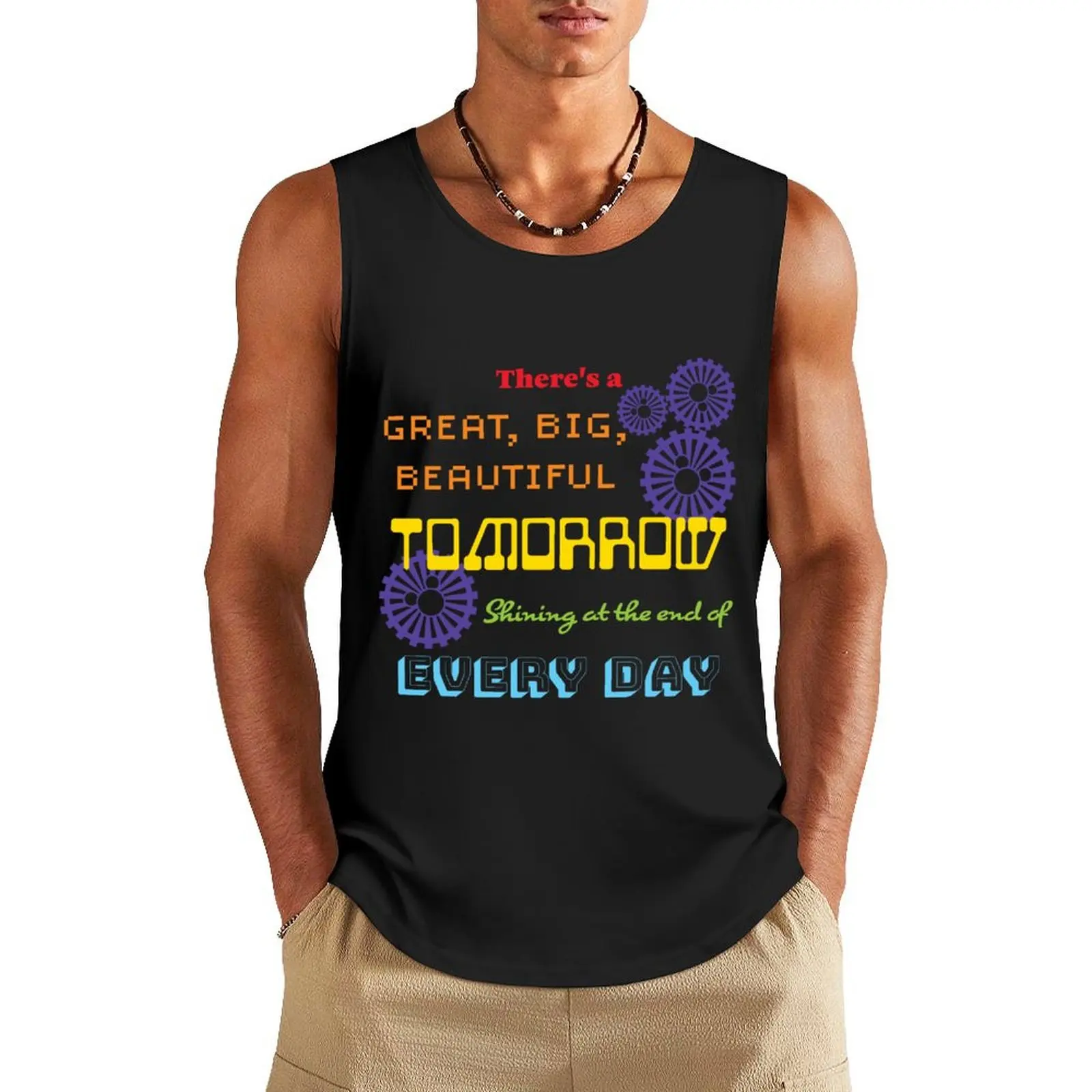 Carousel of Progress Tank Top summer clothes clothes for men summer men gym men clothings