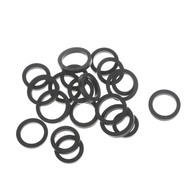 20PCS Mixed Idle Wheel Belt Loop Idler Pulley Rubber Ring For Cassette Deck Tape Recorder Audio-Stereo Player Dropship