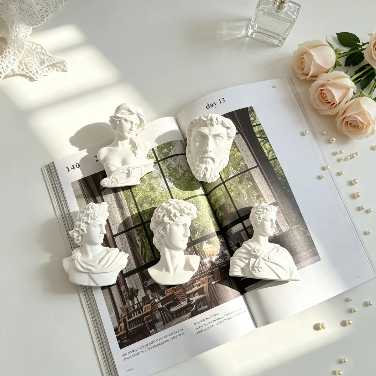 Interior Design Sketch - European Style Plaster Bust Statue of
