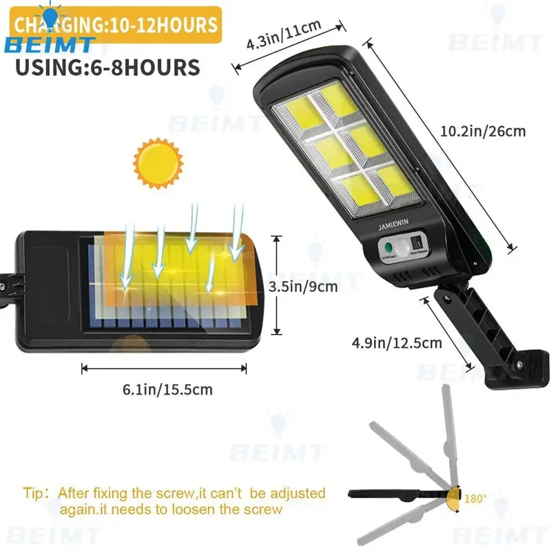 Farolas solares inalámbricas para exteriores, luz de pared de seguridad Solar, Sensor de movimiento Con 3 modos de iluminación para puerta delantera, patio de jardín