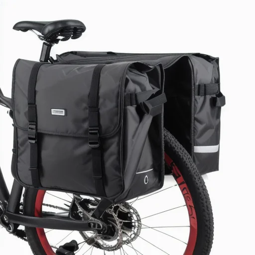 

STLF 45L Bike Pannier Bag Cargo Rack Saddle Bag Shoulder Laptop Pannier Rack Bicycle Bag for Commuting