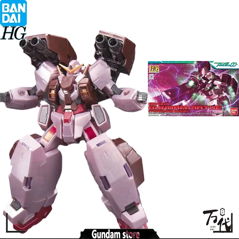 

100% ОРИГИНАЛЬНАЯ МОДЕЛЬ BANDAI ANIME HG 1/144 GN-005 GUNDAM VIRTUE TAANS-AM MODE ИГРУШКИ ДЛЯ ФИГУРКИ КОЛЛЕКЦИОННЫЕ ПОДАРКИ ДЛЯ ДЕТЕЙ