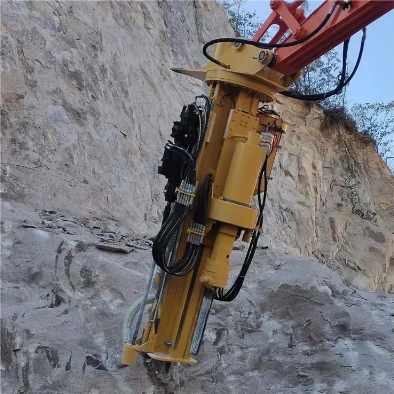 Rock Splitter Large Mountain Cutting Machine Hot Selling Chile Rock Splitting Machine Integrating Drilling And Splitting