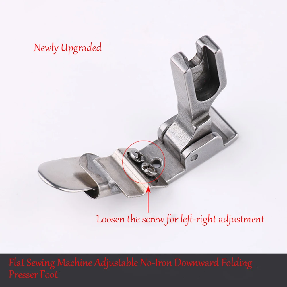 ماكينة خياطة مسطحة رقم - قدم ضغط قابلة للطي على الكي إلى أسفل، قابلة للتعديل للمسطح المحوسبة - ماكينة خياطة السرير، مناسبة #5