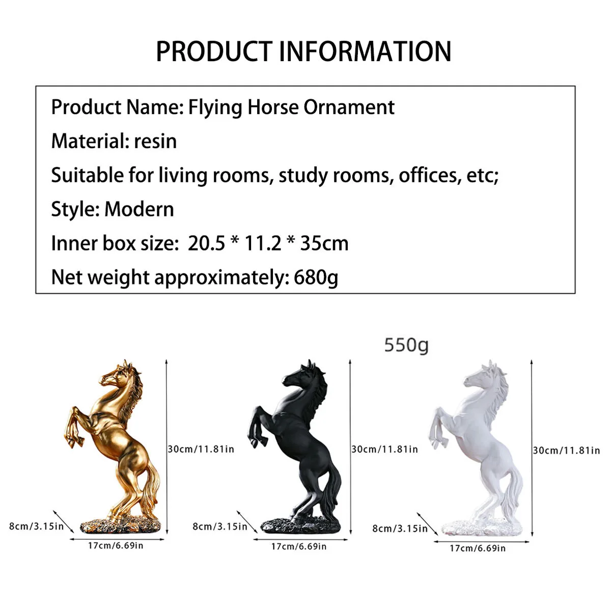 Modern Style Sculpture Ornament, Resin Desktop Statue Art Decoration for Living Room Bedroom Bookshelf Shelf Home Office Gifts