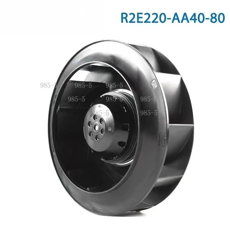 220mm Backward Curved Centrifugal Fan R2E220-AA40, 230VAC High Pressure Cooling Fan for Cabinet & Machine