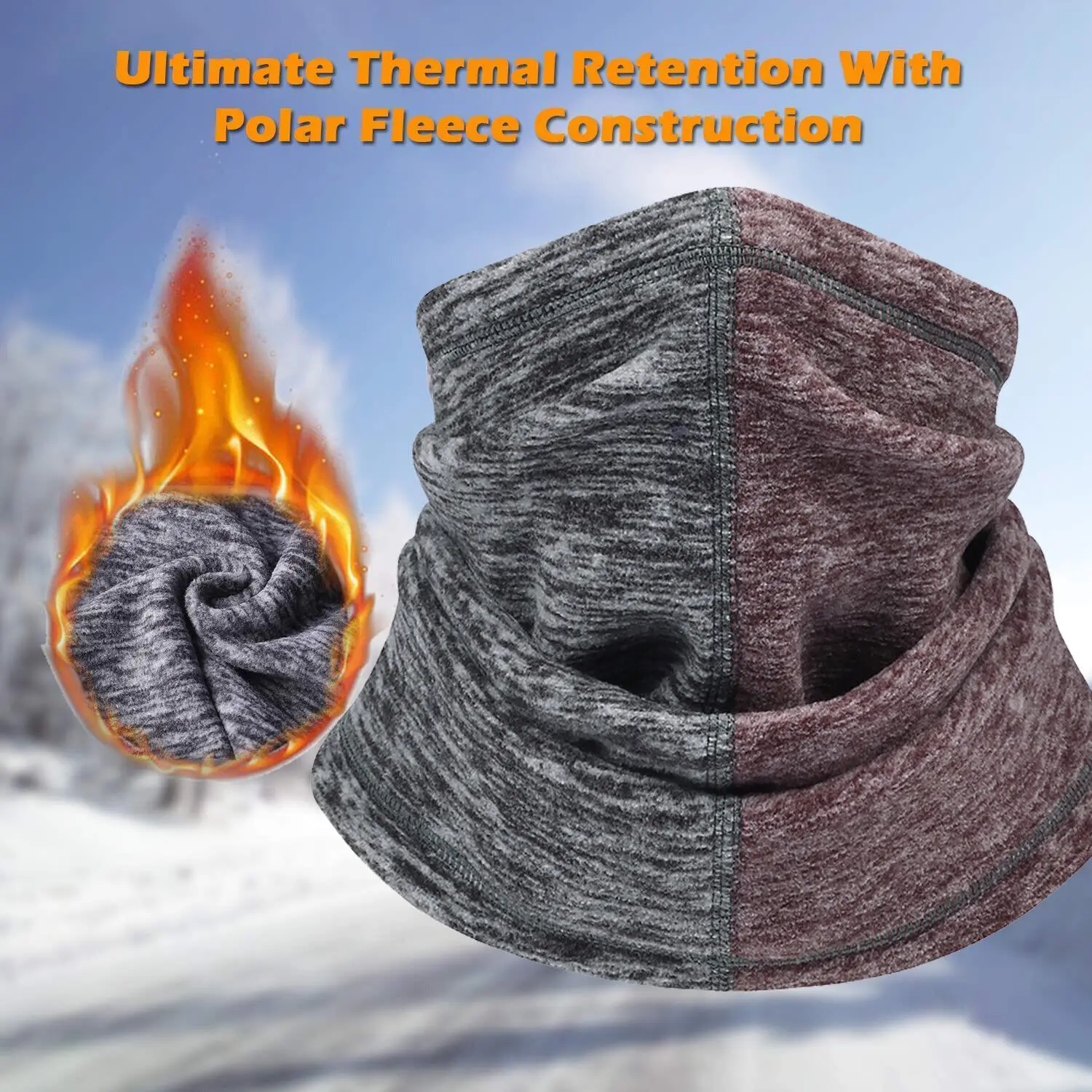 الشتاء الرقبة الجراب دفئا للرجال النساء يندبروف غطاء الوجه الصوف قناع الوجه وشاح للرياضات الطقس البارد