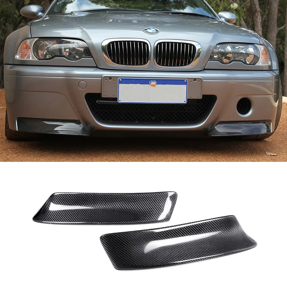 REAL CARBON FIBER CSL STYLE FRONT BUMPER LIP SPLITTER FOR BMW E46 M3 1999-2006