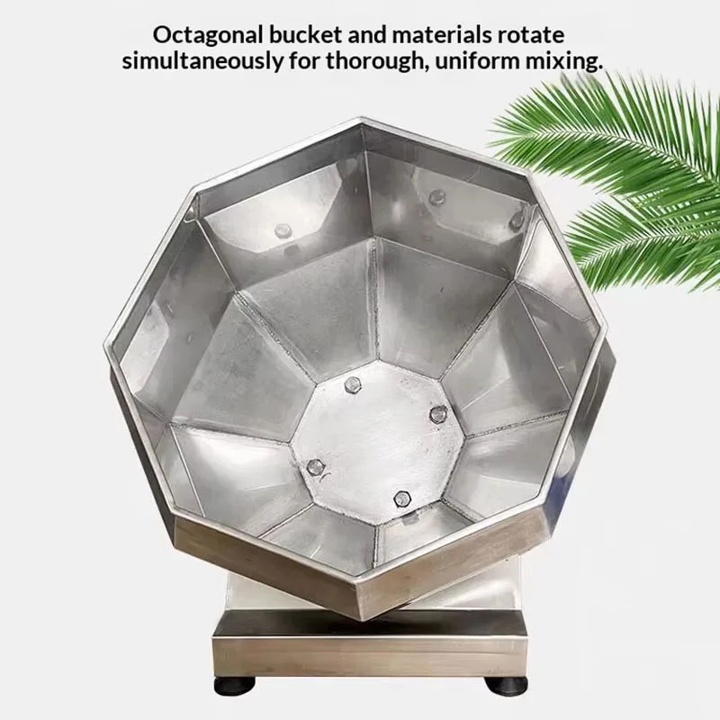 Seasoning Octagon Mixer Snack Food Seasoning Machine