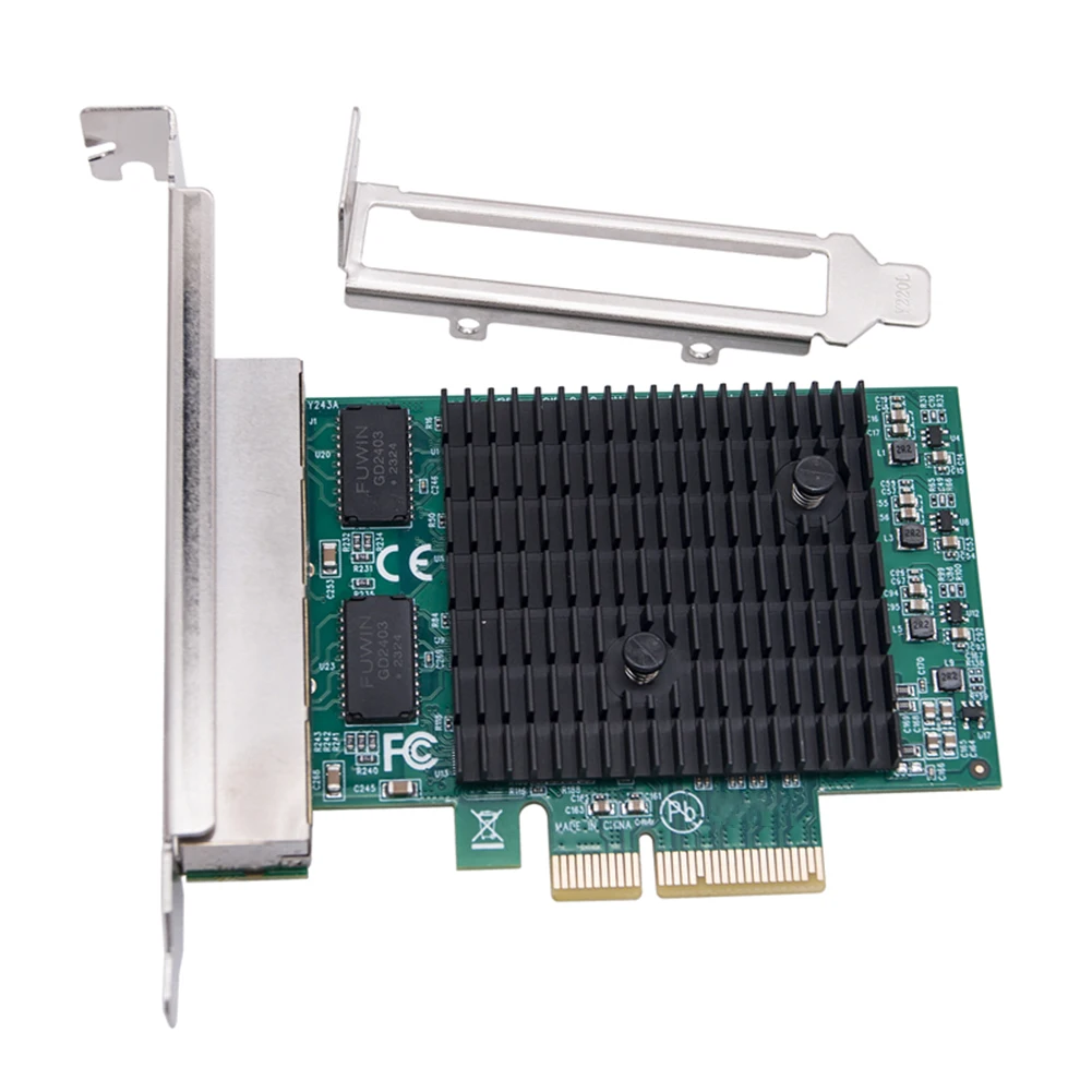 1/2/4 Port 2.5G PCIe karta sieciowa 2.5 gigabitowy Adapter interfejsu Ethernet RTL8125BG Chip PCIe Gigabit karta sieciowa dla pulpit PC