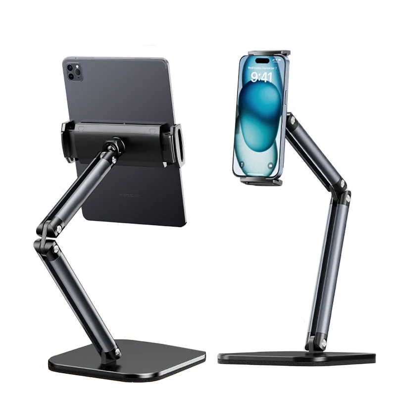 113hot Desktop Adjustable Height Angle Portable Folding Phone Tablet Stand for Ipad Desk Holder Mobile Stand Aluminum Phone Hold