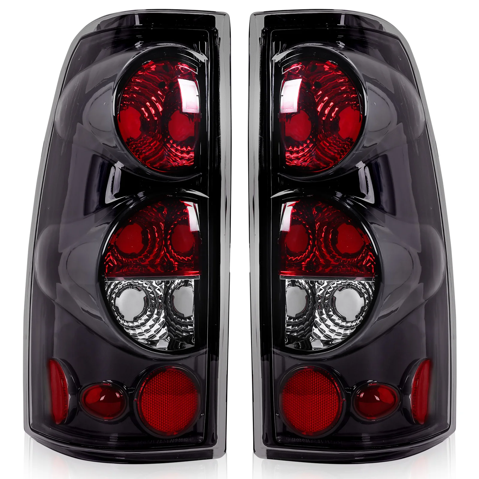Tail Lights Light Assembly Car Tail for 1999-2006 Chevy Silverado GMC Rear Brake Sierra Lamps Taillights Bulbs Not Included