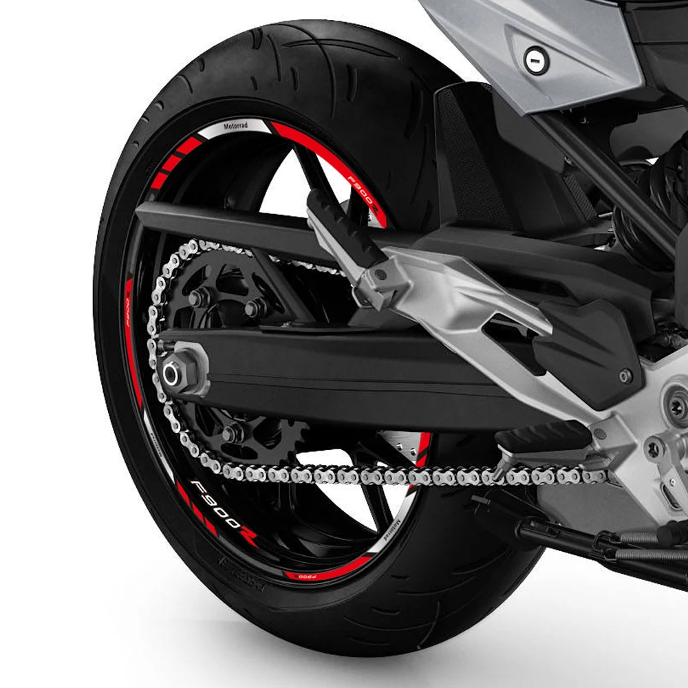 Motorcycle Wheel Sticker Reflective Rim Stripe Decals Accessories Waterproof Tape For F900R F 900 R f900 r f900r