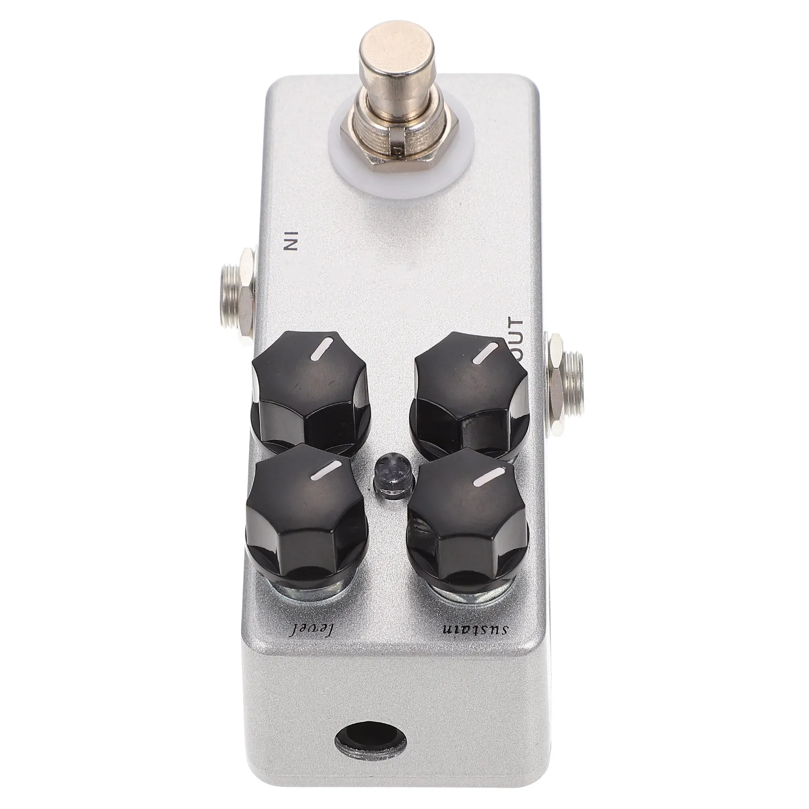 

1Pcs Guitar Effector Silver Mini Overload Effector True Bypass Professional Guitar Accessory Noise Reduction High Quality