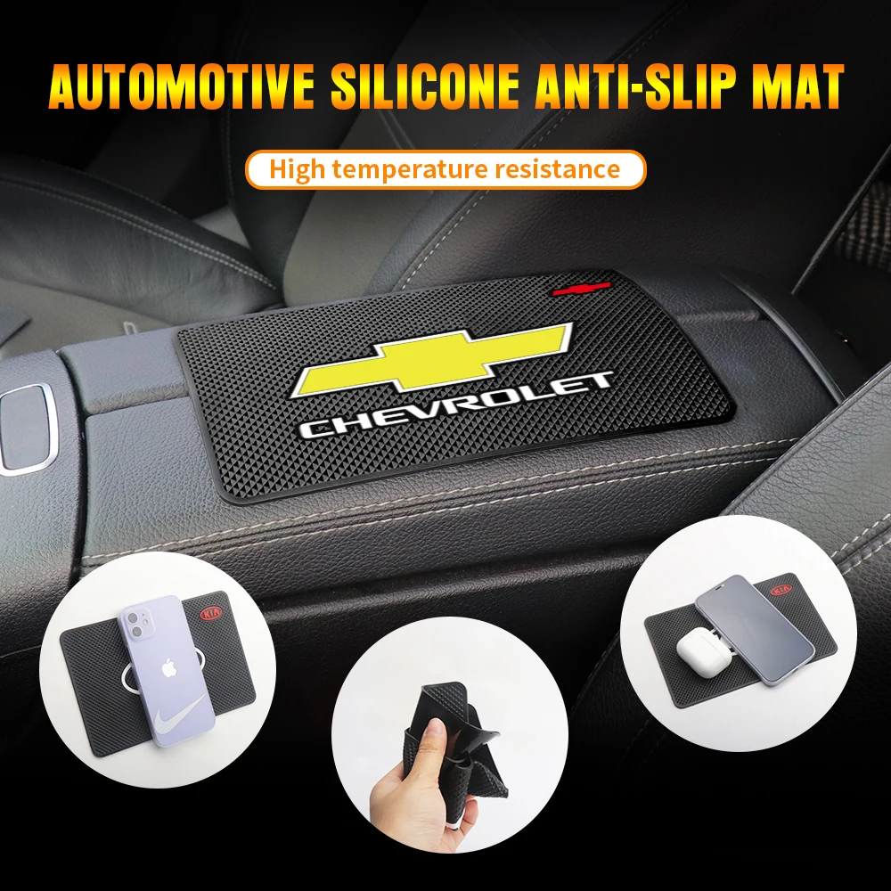 Car Anti-Slip Mat Sticky Pad Dashboard Car Interior Accessories For Chevrolet Colorado Cruze Spark Captiva Aveo Camaro Malibu