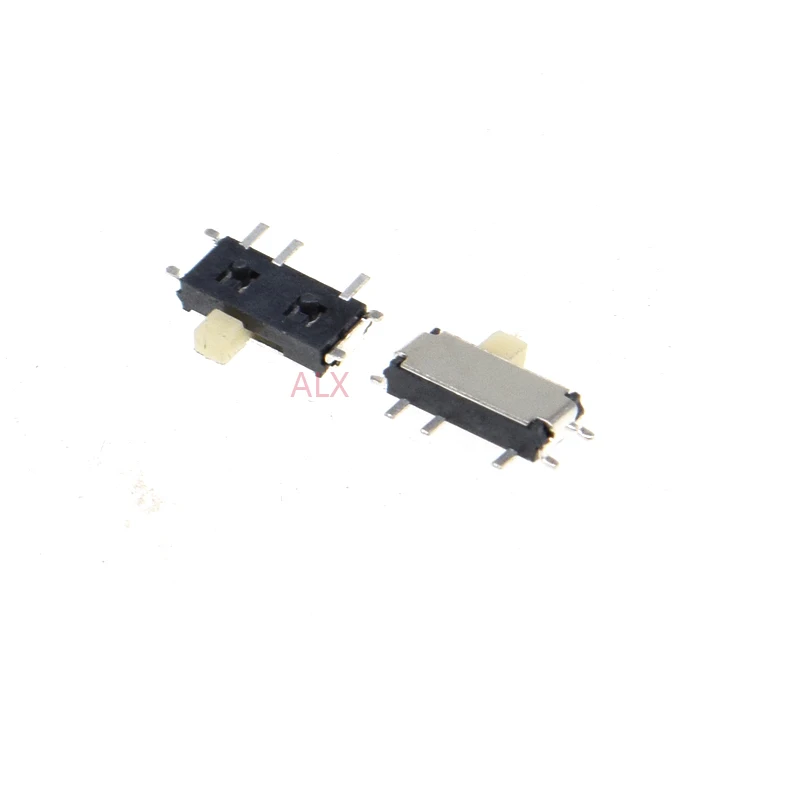 10/50PCS mini smd smt MSK-12C02 TOGGLE switch 7pin 1P2T on/OFF Slide Switches FOR MP3 MP4