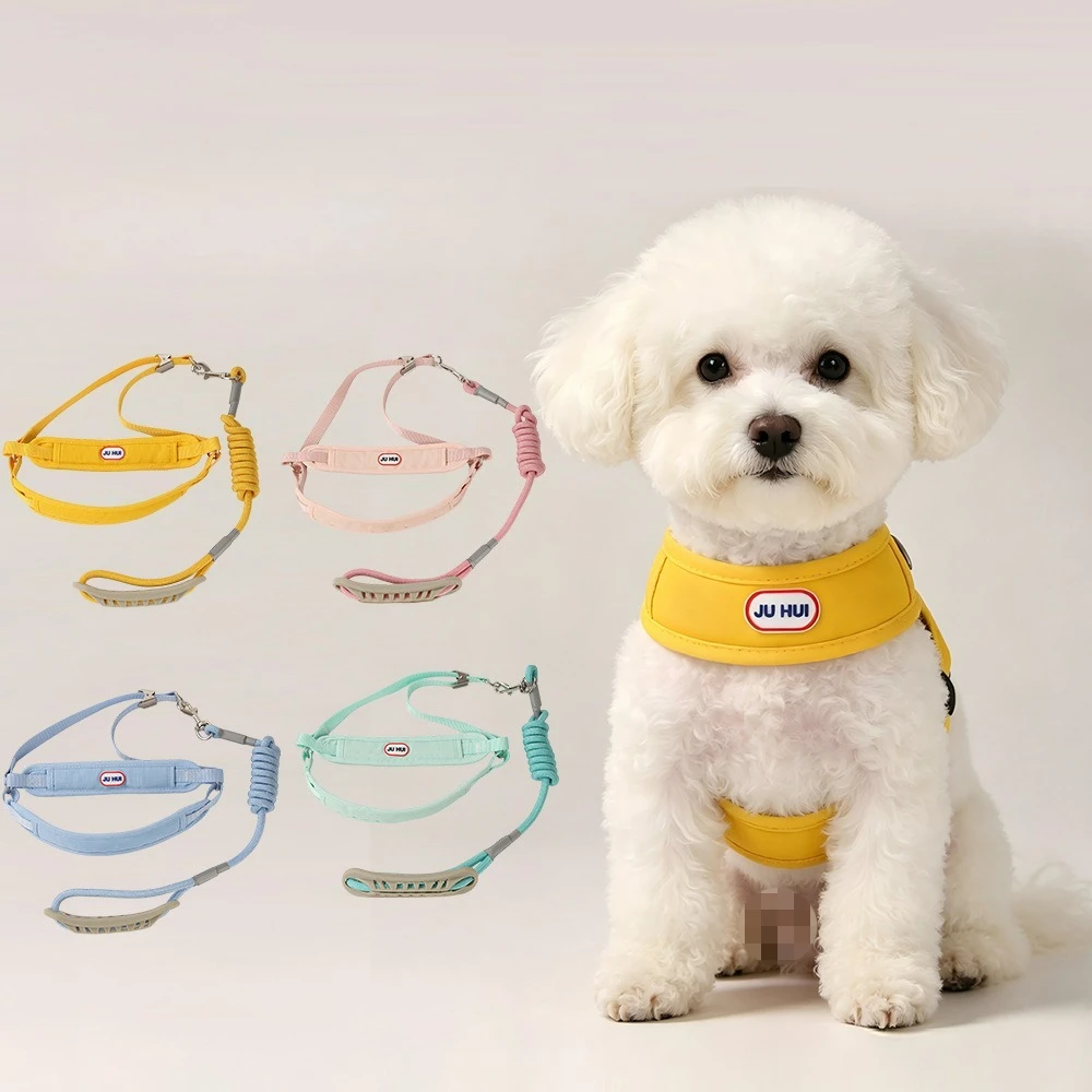 

New Pet Collars Small Dog Harness Saddle Style No Pull Adjustable for Puppy Pet Chest for Dog Breathable Walking Dog Supplies