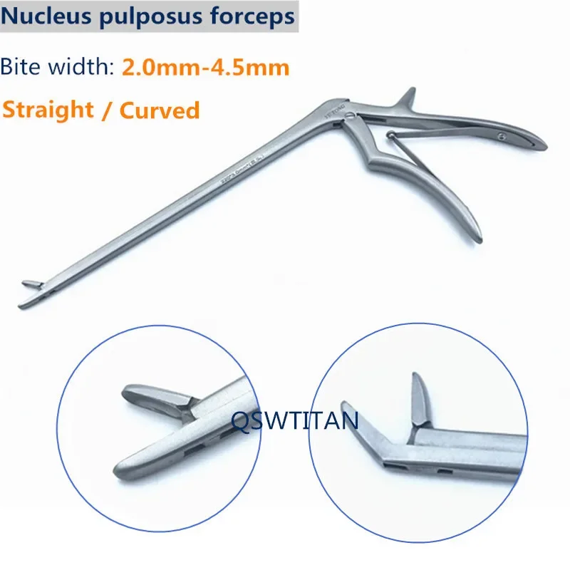 Nucleus Pulposus Forceps Nucleus Pulposus Clamp 220mm Long Veterinary Orthopedics Instrument