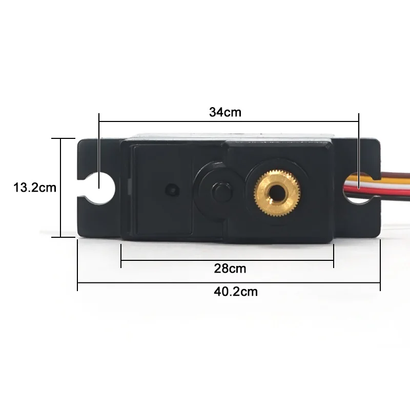 Servo de engranaje de Metal, 5 cables para SG 1603 SG 1604 SG1603 SG1604 1/16 RC, actualización de piezas de coche, accesorios