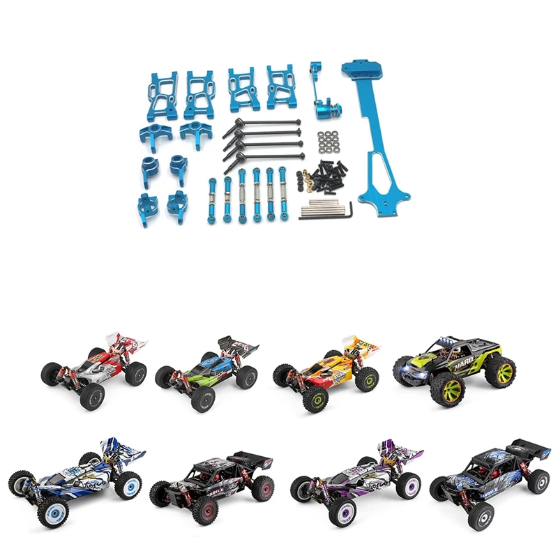 Metal Upgrade Accessories Modification Kits For Wltoys 144001 144002 144010 124017 124018 124019 RC Car Upgrade Parts