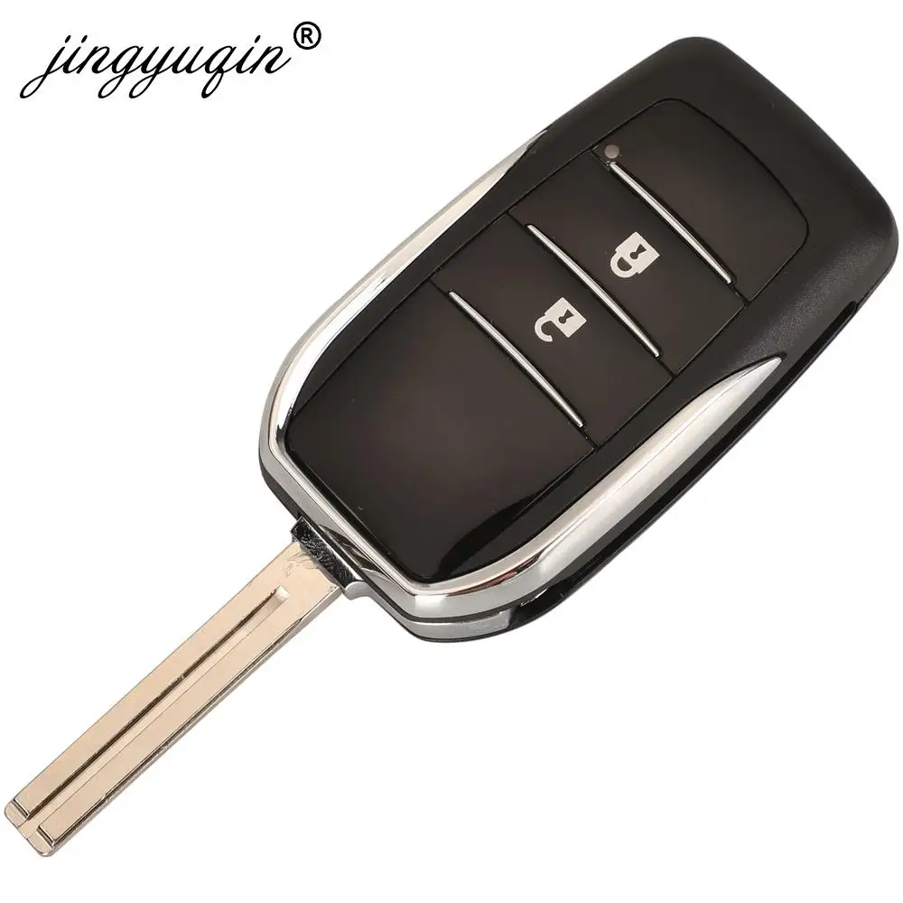 jingyuqin 2/3 Buttons Modified Flip Remote Key Shell Case For Lexus RX300 RX350 RX400h SC430 GX470 LS400 GS300 ES300 ES330 LX470