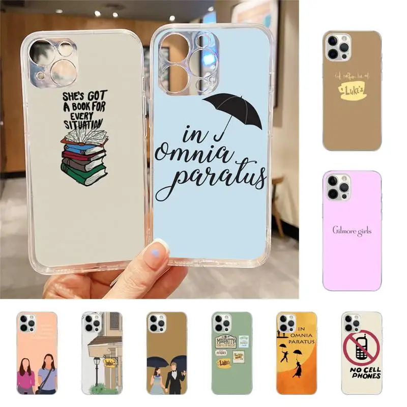 YNDFCNB Gilmore Girls Phone Case For Iphone 7 8 Plus X Xr Xs 11 12 13 iphone15 15promax Mini Mobile Iphones 14 Pro Max Case