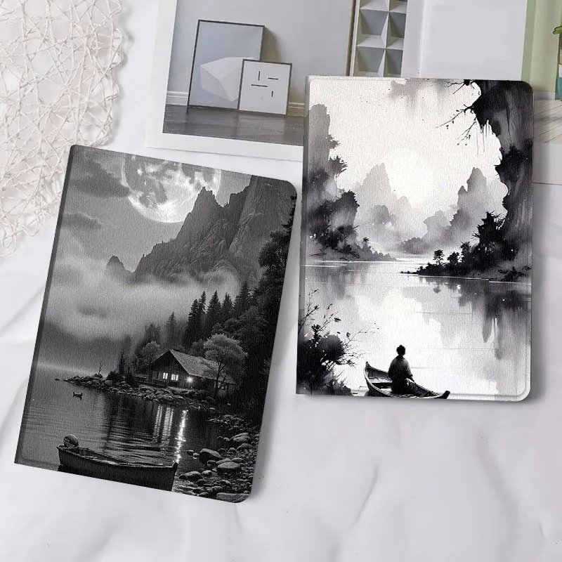 

Mountain Lake House Night Gift Tablet Case For Samsung Tab Galaxy S6 S11 A A7 A8 A9 A11 10.1 10.4 10.5 Plus Lite