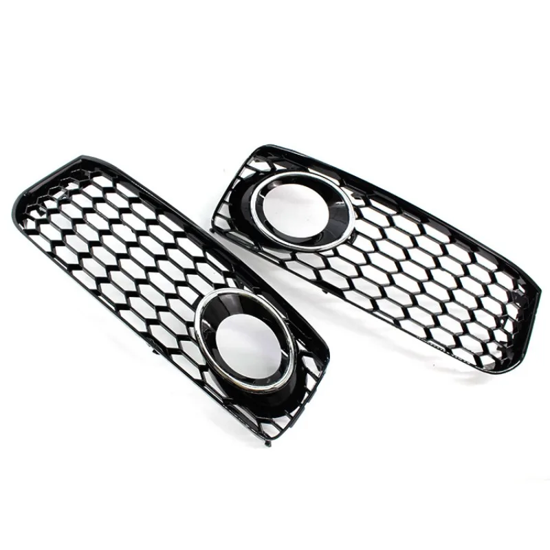 For Audi A5 S-Line S5 B8 RS5 Coupe 2008-2012 Car Fog Light Lamp Cover Honeycomb Hex Front Grille Left Right Sides Racing Grills