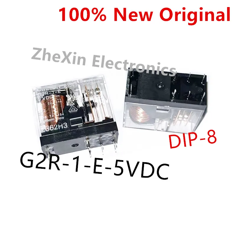 10PCS/Lot   G2R-1-E-5VDC 、G2R-1-E-12VDC 、G2R-1-E-24VDC 、G2R-1-E-48VDC   DIP-8   New Original Power Relay   G2R-1-E-DC12V  DC24V