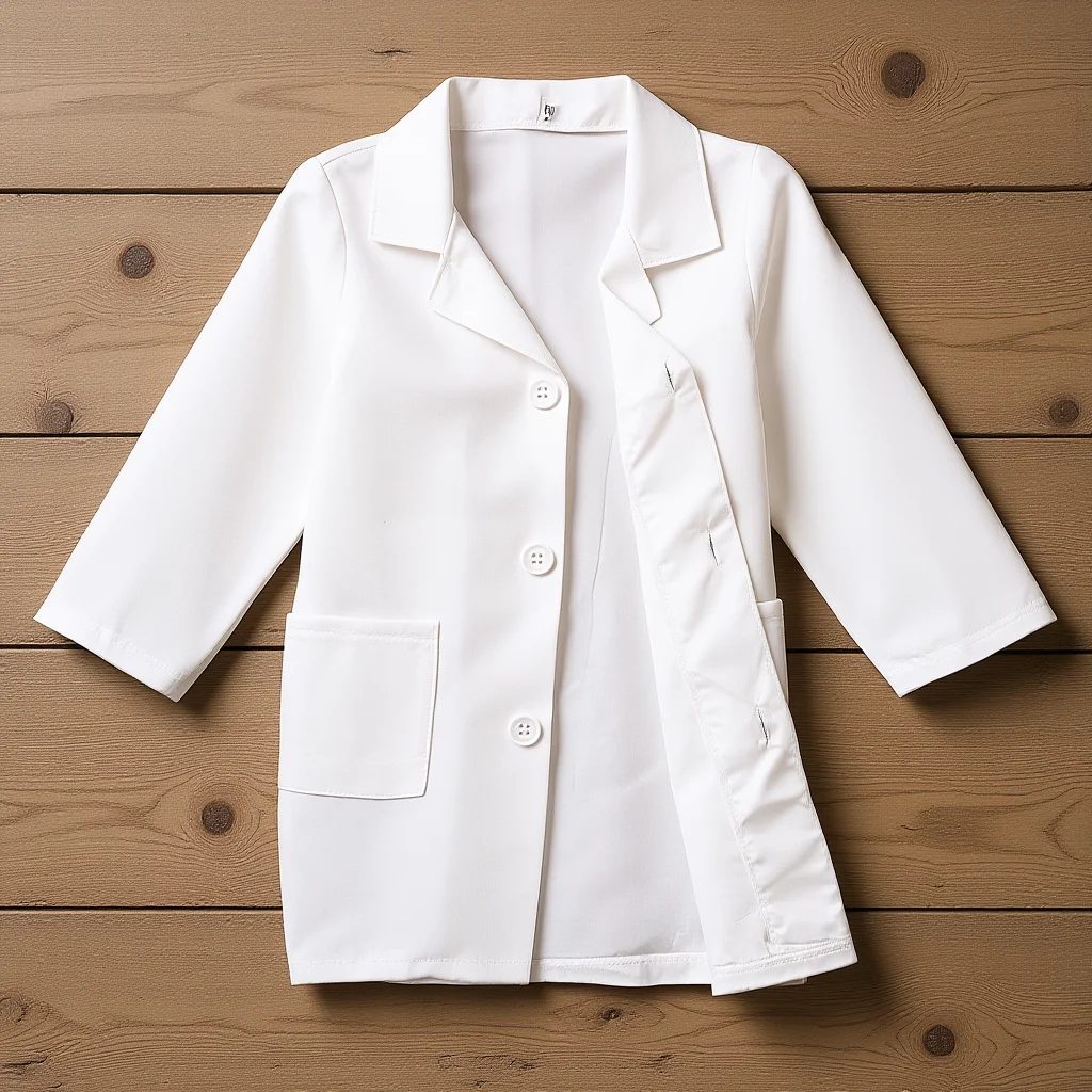 Toddler Lab Coat Kids Long Sleeve White Doctor Coat For Boys Girls cosplay costume Kids Science Experiments Lab Coat Fancy Dress